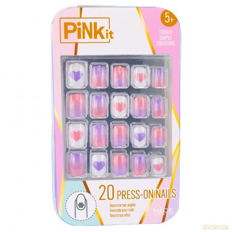 Nice: Pink It Press On Nails