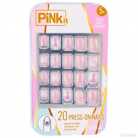 Nice: Pink It Press On Nails