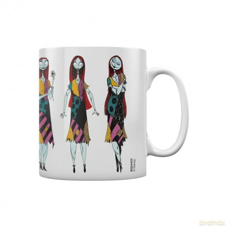 Nightmare Before Christmas Sally Poses Ceramic Mug, Multicoloured