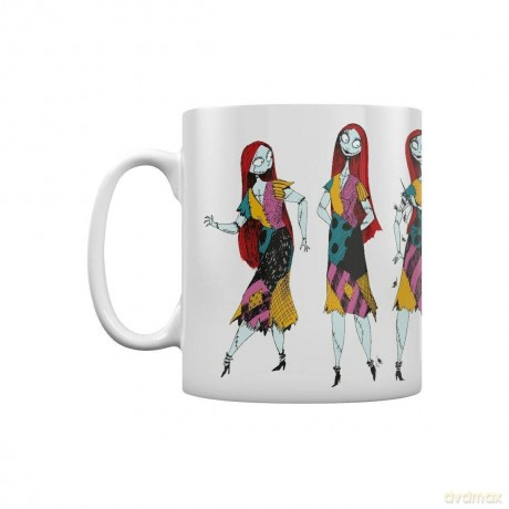 Nightmare Before Christmas Sally Poses Ceramic Mug, Multicoloured