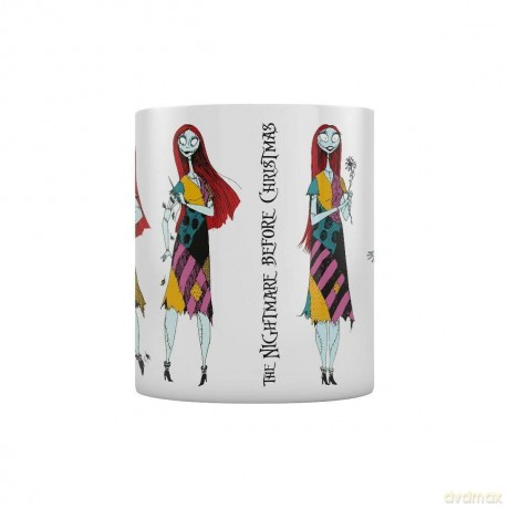 Nightmare Before Christmas Sally Poses Ceramic Mug, Multicoloured