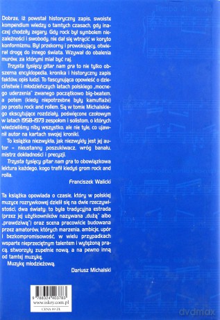 Trzysta tysięcy gitar nam gra. Historia polskiej muzyki rozrywkowej lata 1958-1973 - Michalski Dariusz [KSIĄŻKA]