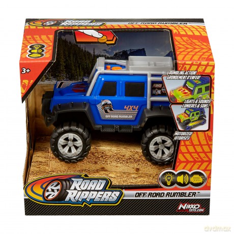 Nikko Toys: Fuoristrada Luci E Suoni Motorizzato Blu - 18 Cm
