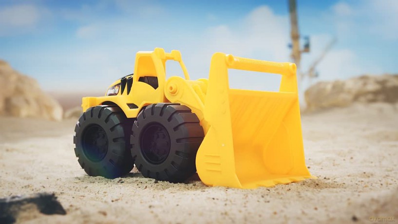 Nikko Toys: Mini Veicoli Da Cantiere In Scatola - Ruspa
