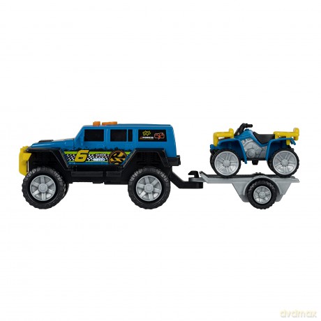 Nikko Toys: Suv Con Carrello Porta Quad (20cm)