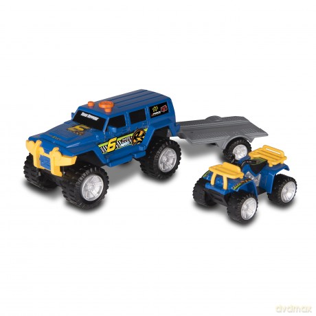 Nikko Toys: Suv Con Carrello Porta Quad (20cm)