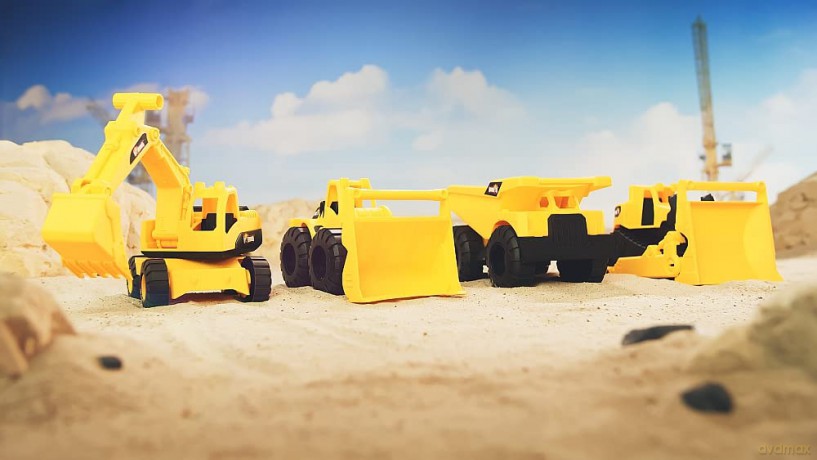 Nikko Toys: Veicoli Da Cantiere In Scatola - Ruspa