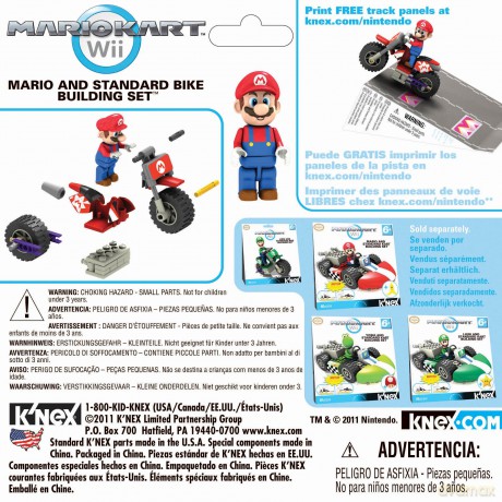 Nintendo Mario Kart Bike Building Set Mario