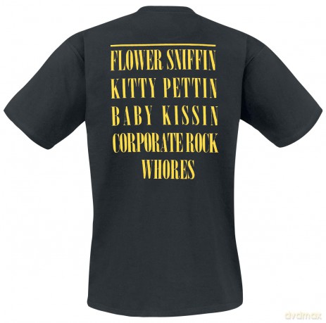 Nirvana Men'S Nirvana - Smiley Short Sleeve T-Shirt, Black, X-Large