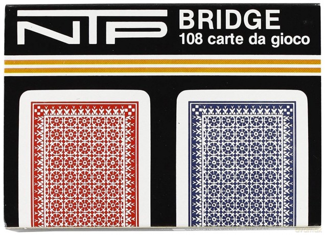 Ntp: Carte Da Gioco Bridge 108 Carte Pvc