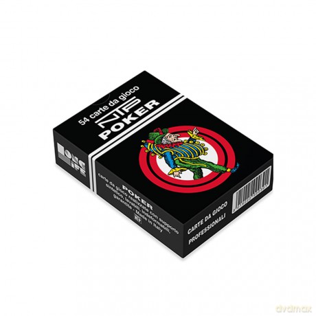 Ntp: Carte Da Gioco Poker Floreale Rosso Pvc