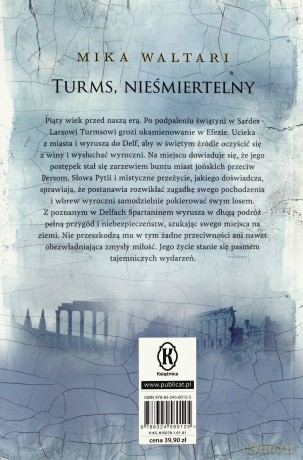 Turms, nieśmiertelny - Waltari Mika [KSIĄŻKA]