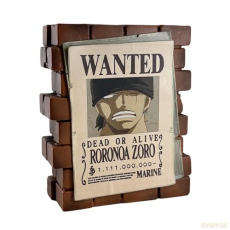 One Piece - Most Wanted Zoro - Money Box Pvc 16cm