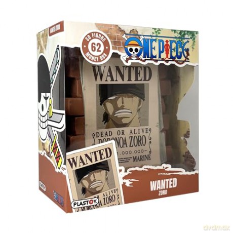 One Piece - Most Wanted Zoro - Money Box Pvc 16cm