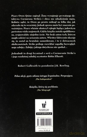 Jedwabnik (oprawa miękka) - Robert Galbraith (pseud. J.K. Rowling) [KSIĄŻKA]