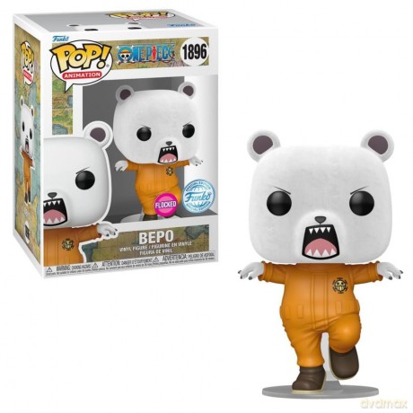 One Piece: Funko Pop! Animation - Bepo (Flocked) (Vinyl Figure 1896)