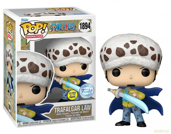 One Piece: Funko Pop! Animation - Trafalgar Law (Glow In The Dark) (Vinyl Figure 1894)