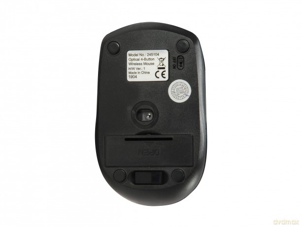 Optical Wireless 4-Button Travel Mo