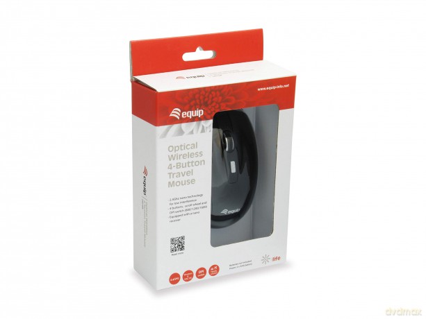 Optical Wireless 4-Button Travel Mo