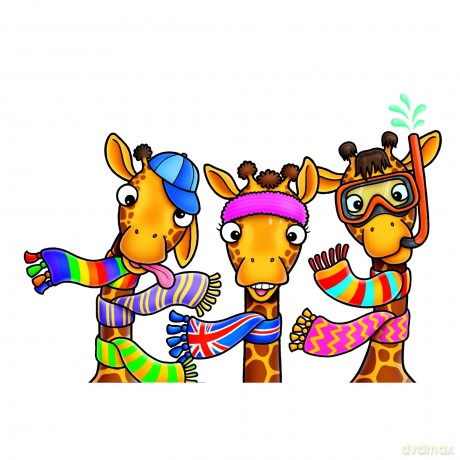 Orchard Toys: Giraffe Con Le Sciarpe