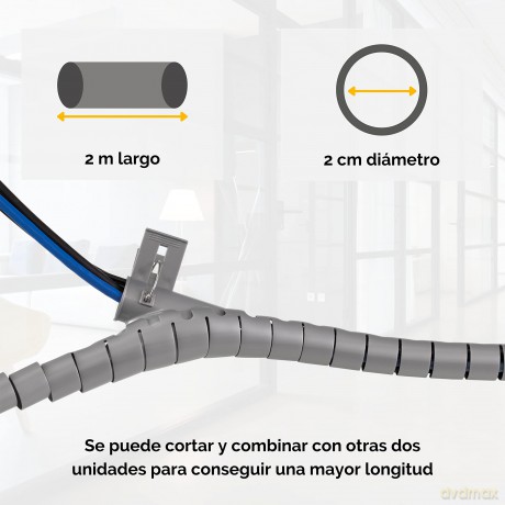Ordinacavi Cable Zip (Argento)
