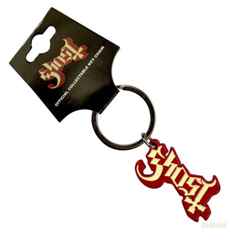 Orphan Sku - Ghost Keychain: Logo Red Shadow