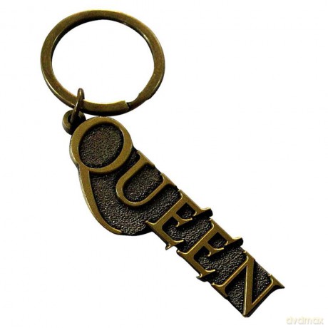 Orphan Sku - Queen Keychain: Gold Logo