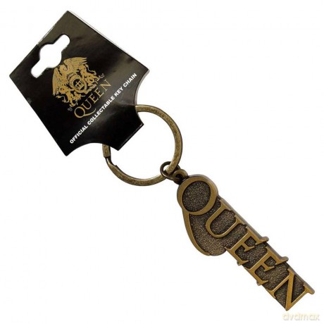 Orphan Sku - Queen Keychain: Gold Logo