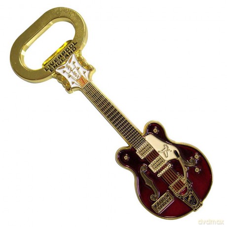 Orphan Sku - Rock Off Bottle Opener: Mathew Street Rust Guitar