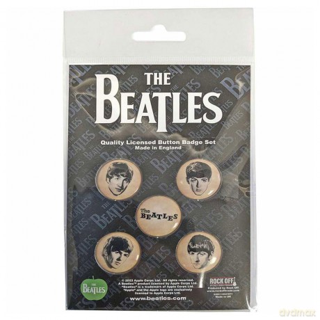Orphan Sku - The Beatles Button Badge Pack: She Loves You Vintage