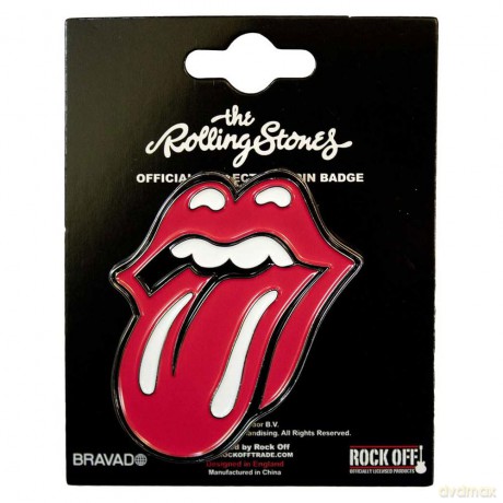 Orphan Sku - The Rolling Stones Pin Badge: Classic Tongue Large