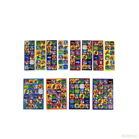 Pacchetto Sticker 1000 Pezzi Marvel