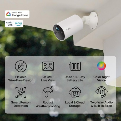 Pan/Tilt Home Security Wi-Fi Cam