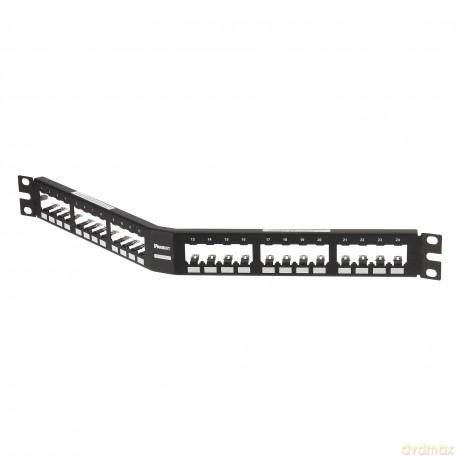 Pann.1u Angol.Per 24 Rj45s Nero