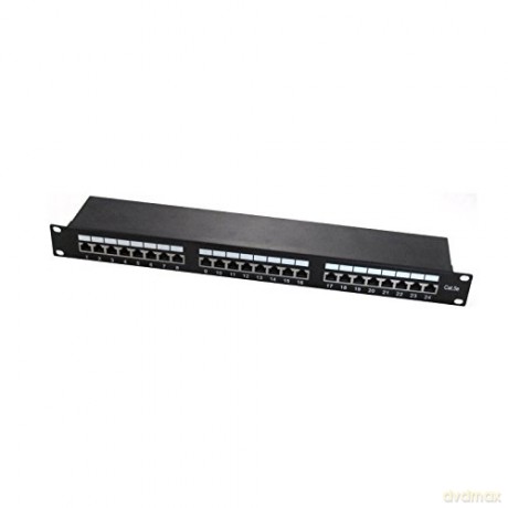 Pann.1u Con 24 Rj45s Cat.5e Nero