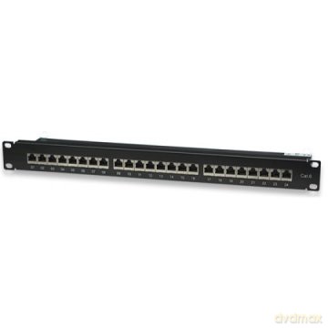 Pann.1u Con 24 Rj45s Cat.6 Nero