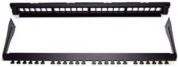Pann.1u Per 24 Rj45u Keystone Nero