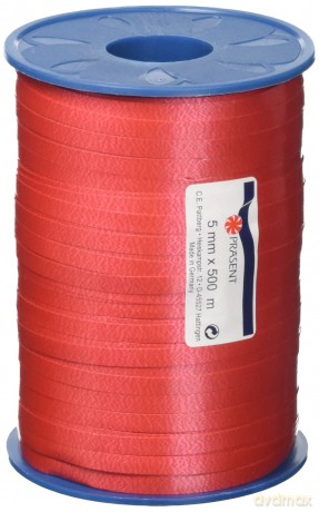 Party: Ribbon Red 5mm500mtr. Nastro 5 Mm X 500 Mt Rosso