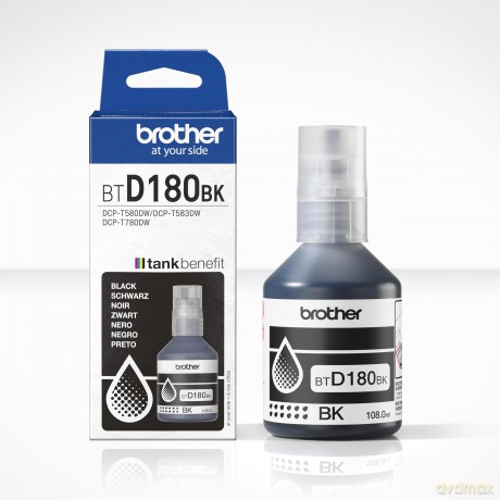 Patrone Brother Btd180bk Tintenflasche Schwarz Ca.