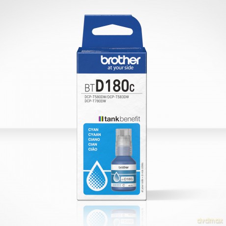 Patrone Brother Btd180c Tintenflasche Cyan Ca.500