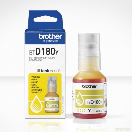 Patrone Brother Btd180y Tintenflasche Gelb Ca.500