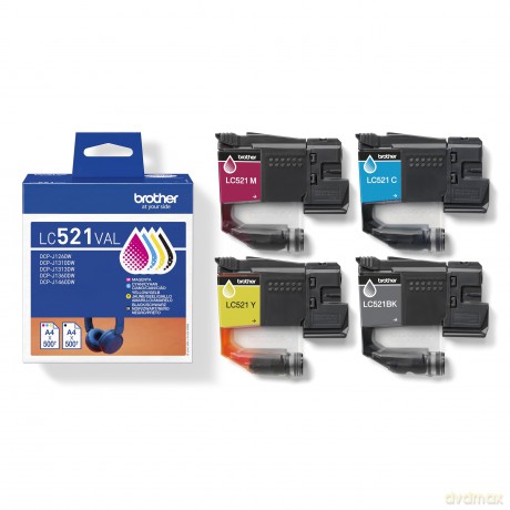 Patrone Brother Lc-521val Farbtintenset