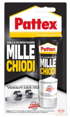 Pattex Millechiodi Trasp 40g Bli