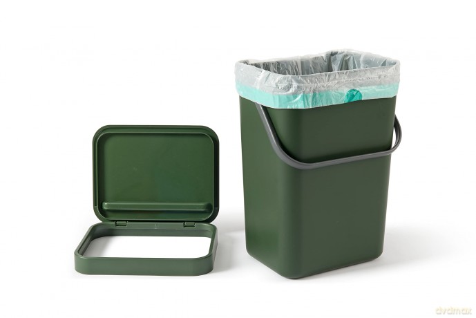 Pattumiera Umido Gino 12 Lt Verde