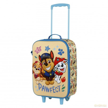 Paw Patrol: Karactermania - Valigia Trolley Soft 3d Friends