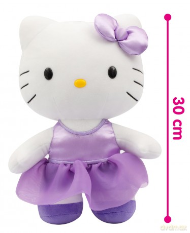 Pluszak Hello Kitty Purple Satin 30cm