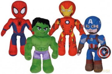 Pluszak Marvel 4 Personaggi 25cm Assortimento