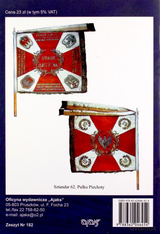 62 pułk piechoty - Dymek Przemysław [KSIĄŻKA]