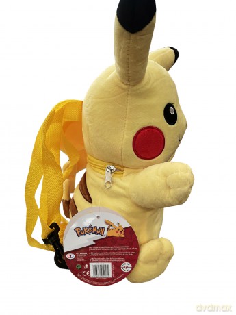 Pokemon plecak Pikachu 36cm z odpinanymi szelkami