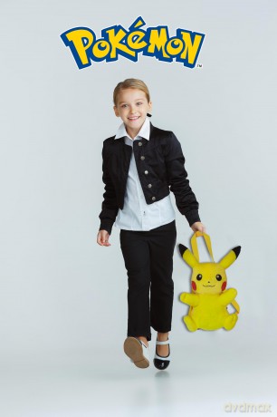 Pokemon plecak Pikachu 36cm z odpinanymi szelkami